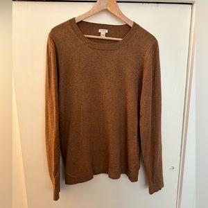 Brown wool-blend J. Crew sweater